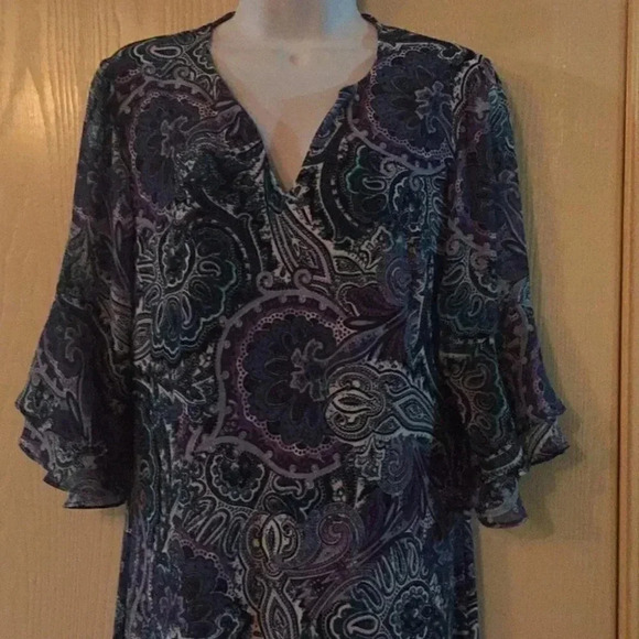 Roz & Ali print dress - Picture 2 of 8